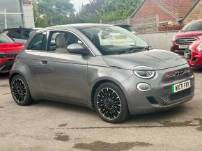 FIAT 500E at Pewsham Garage Chippenham