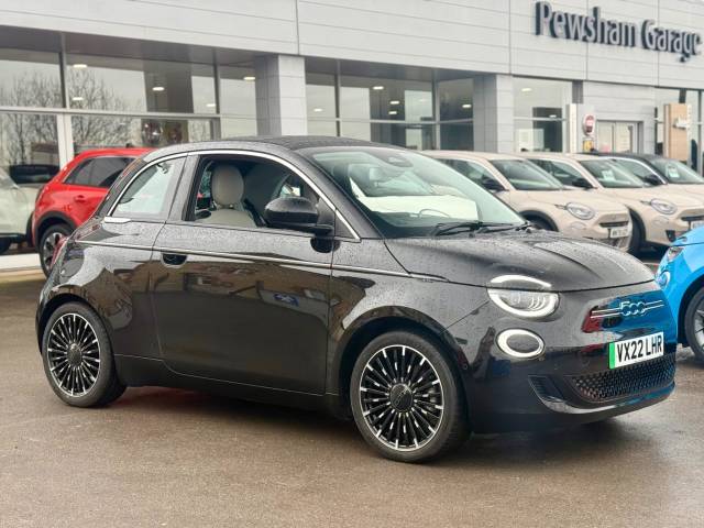 Fiat 500e C 0.0 87kW La Prima 42kWh 2dr Auto Convertible Electric BLACK
