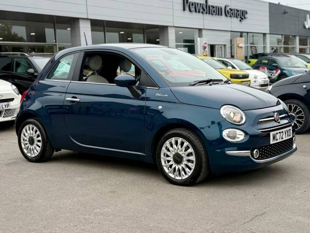 Fiat 500 1.0 Mild Hybrid Dolcevita [Part Leather] 3dr Hatchback Petrol BLUE