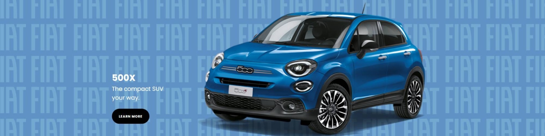 Fiat 500 X Banner