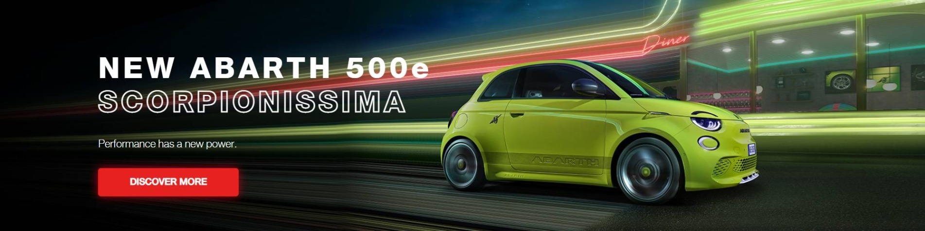 Abarth 500e Scorpionissima Banner