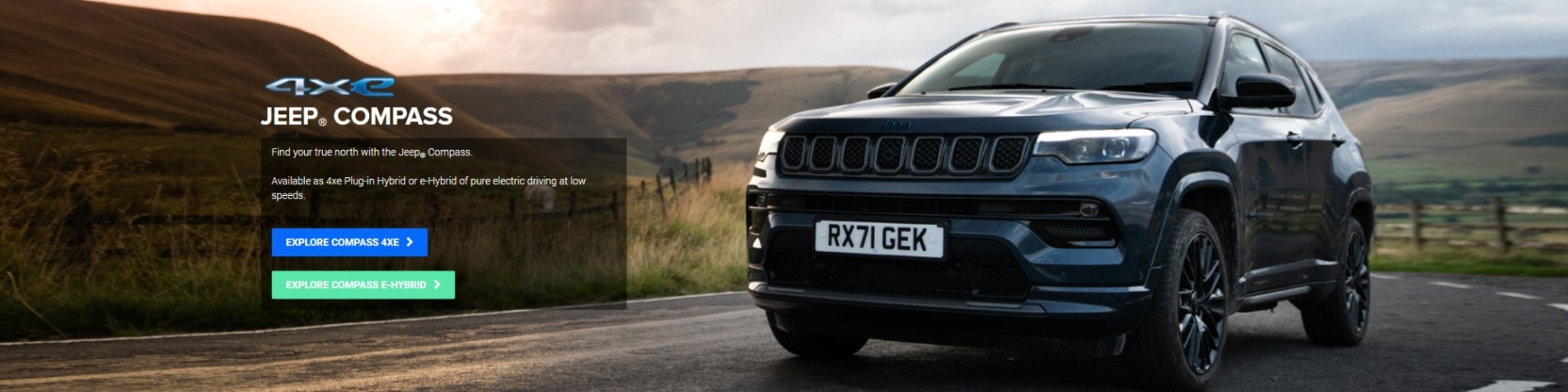 Jeep 4xe Compass Banner