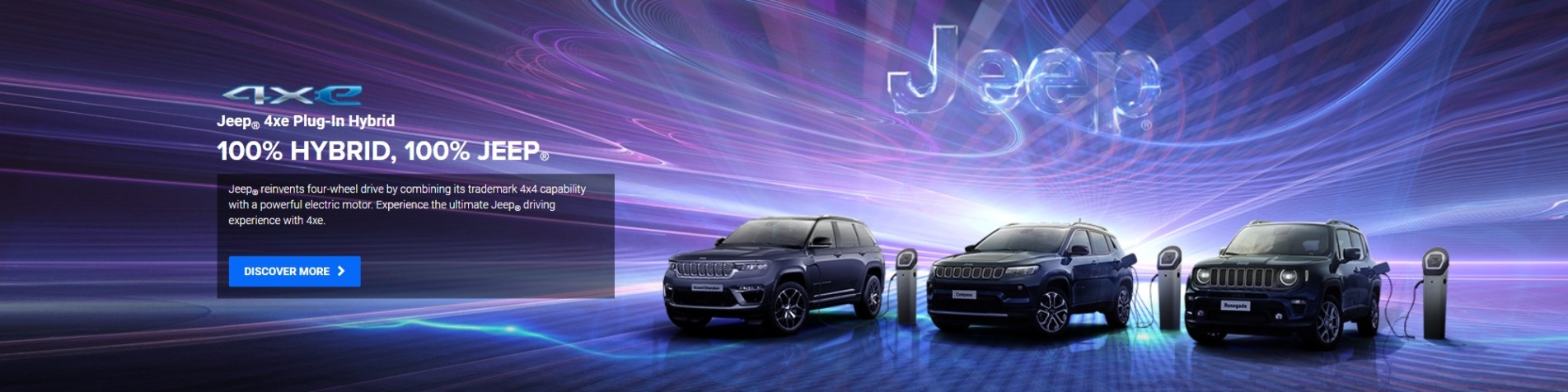 Jeep 4xe Plug-in Hybrid Banner