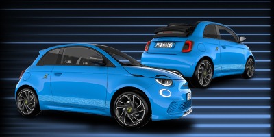 New Abarth 500e Scorpionissima - Poison Blue