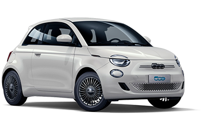 All-Electric Fiat 500 - Ice White
