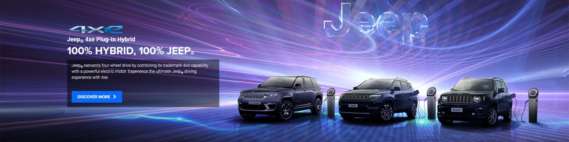 Jeep 4xe Plug-in Hybrid Banner