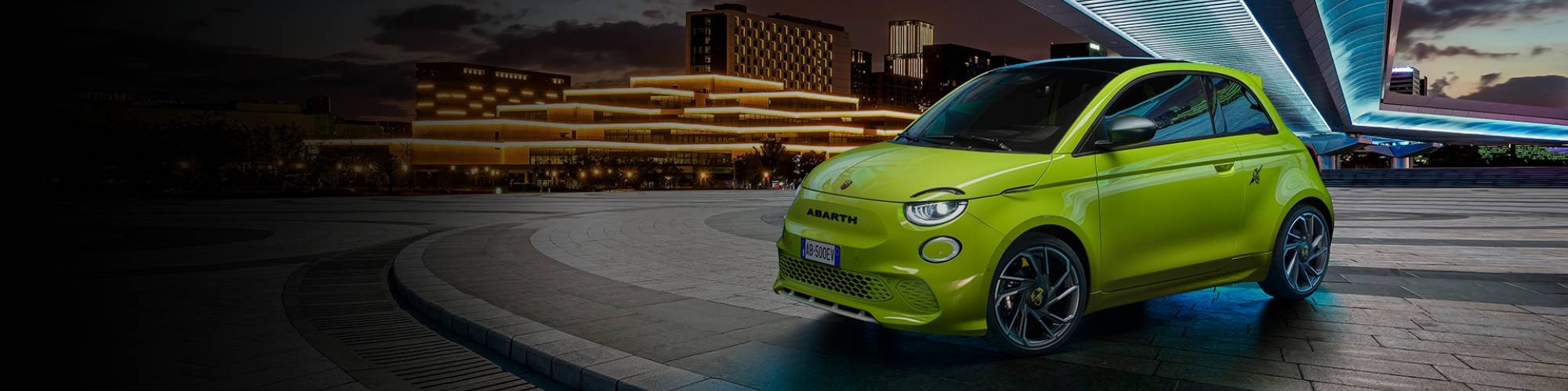 abarth 500e Banner