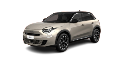 Fiat 600 Hybrid - Cappuccino Cream/Cinema Black