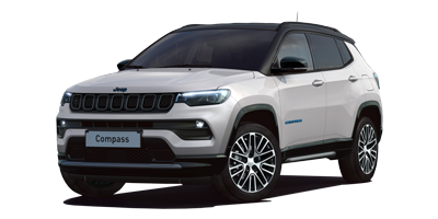 New Jeep Compass - Alpine White & Black Roof 