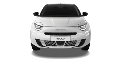 Fiat 600 Petrol - Gelato White and Cinema Black