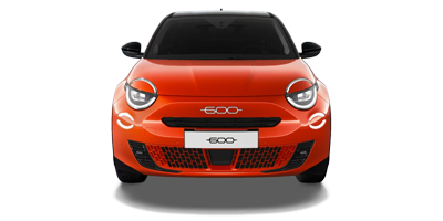 Fiat 600 Petrol - Sunset Orange and Cinema Black