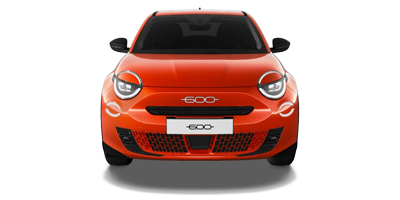 Fiat 600 Petrol - Sunset Orange